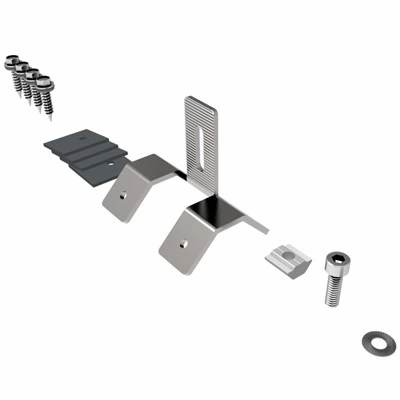 Pinces solars de sostre de metalls